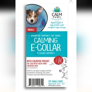 Pet Calm Paws Calming E-Collar For Dogs. New Size Medium